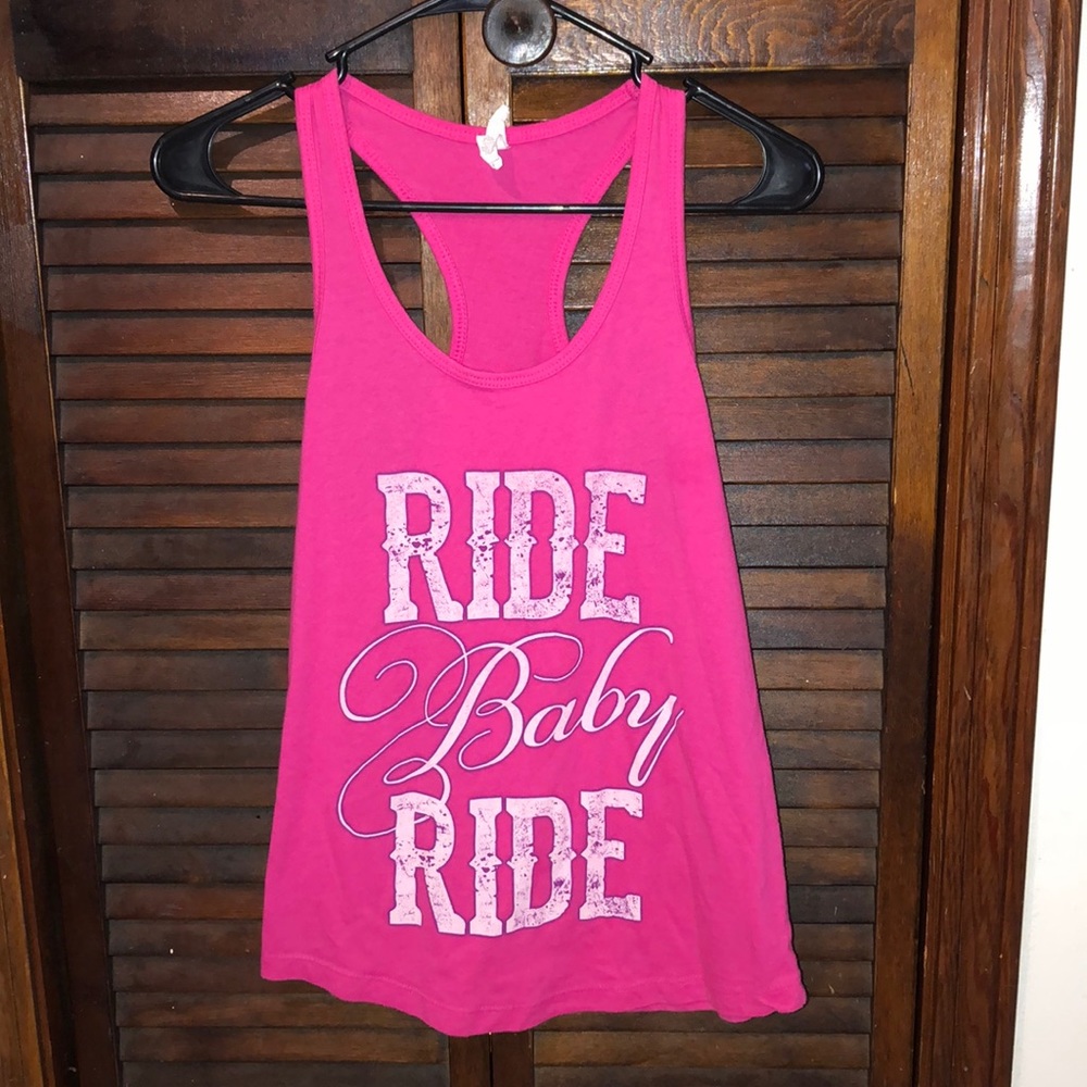 5/$40 “ride baby ride” Tank